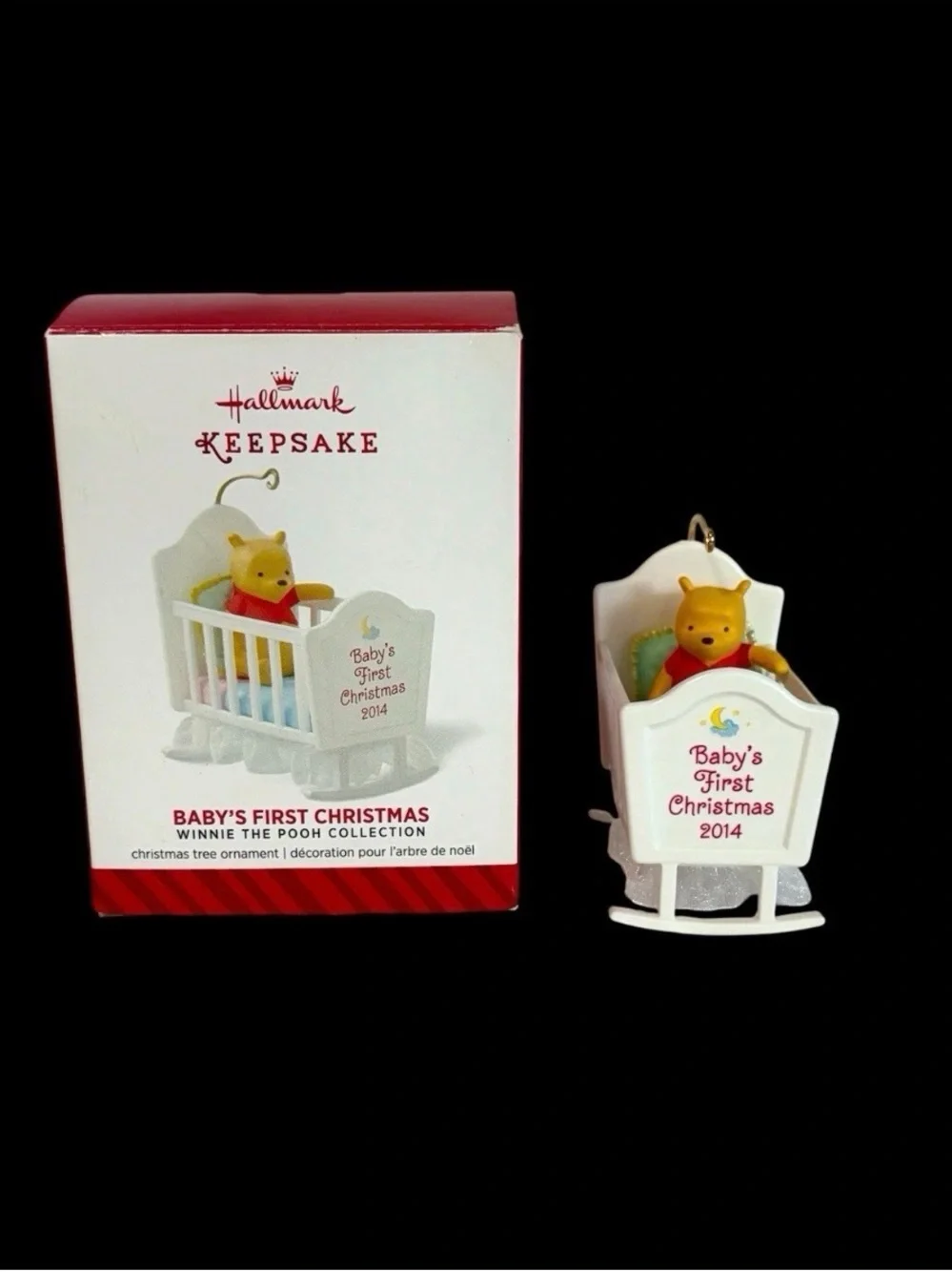 Hallmark Keepsake Ornament Baby’s First Christmas 2014 Winnie The Pooh Disney